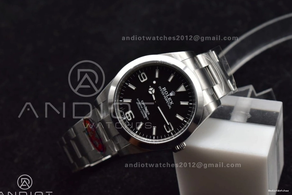 Edition on 39mm Black Explorer SS 1:1 214270 846 Clean Best Dial VR Refined Bracelet I 0307